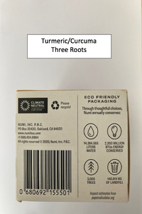 Turmeric/Curcuma Three Roots - øko Gurkemeje te med ingefær & lakrids