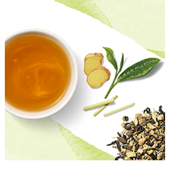 Ginger Lemon Decaf - økologisk grøn detox te