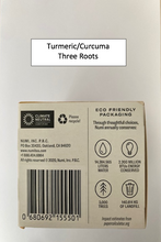 Indlæs billede til gallerivisning Turmeric/Curcuma Three Roots - øko Gurkemeje te med ingefær &amp; lakrids