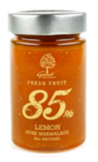 Marmelade af 85% ren frugt - lemon