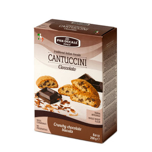 Cantuccini al Cioccolato - mandelkager med chokolade