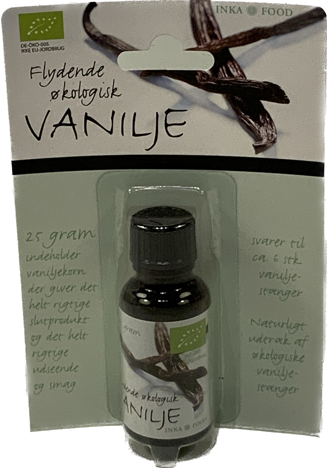 Flydende Vanilje med Korn ØKO - naturligt udtræk af vaniljestænger