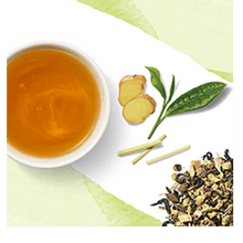 Indlæs billede til gallerivisning Ginger Lemon Decaf - økologisk grøn detox te