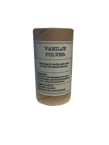 Vanilje Pulver 50 g Bourbon fra Madagascar
